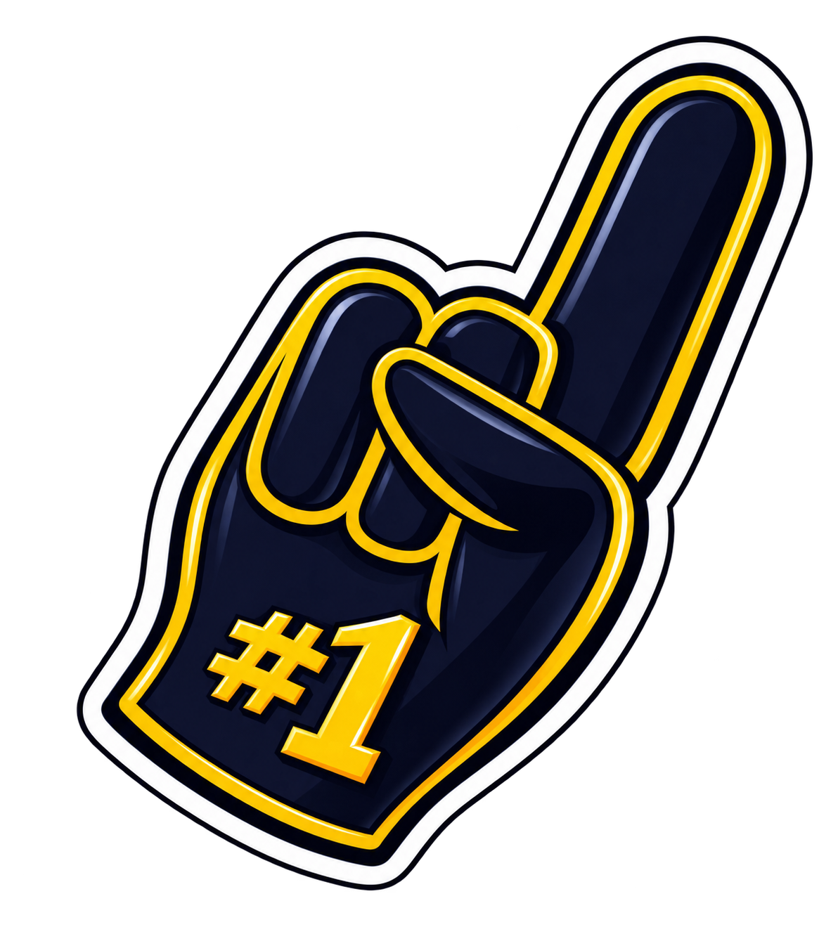 KCATCH hand gesture sticker